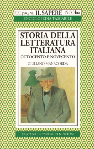 Beispielbild fr Storia della letteratura italiana. Ottocento e Novecento (Vol. 3) zum Verkauf von Ammareal