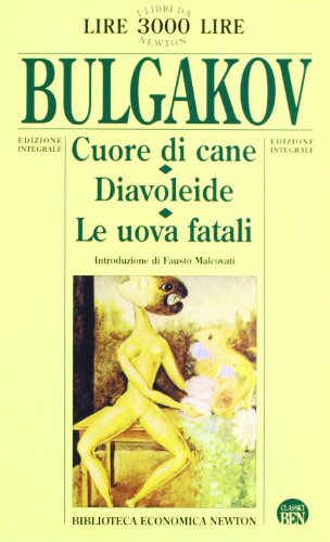 9788881837335: Cuore di cane-Diavoleide-Le uova fatali