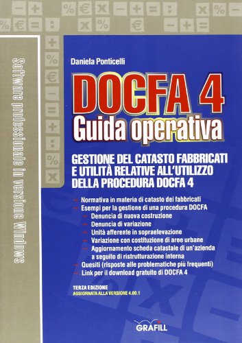 Imagen de archivo de Docfa 4.0. Guida operativa. Con CD-ROM a la venta por libreriauniversitaria.it