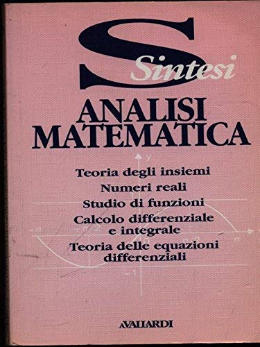 9788882112349: Analisi matematica