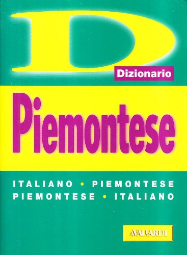 9788882115302: Piemontese. Italiano-piemontese, piemontese-italiano