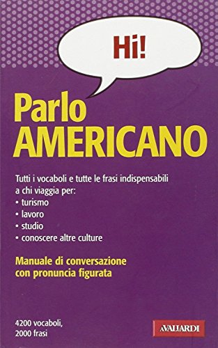 Stock image for Parlo americano for sale by libreriauniversitaria.it