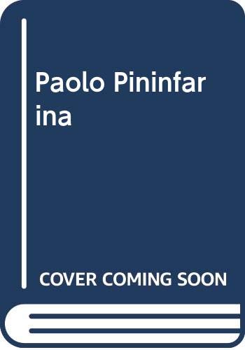 9788882155933: Paolo Pininfarina. Ediz. inglese
