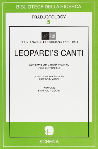 9788882290757: Leopardi's Canti