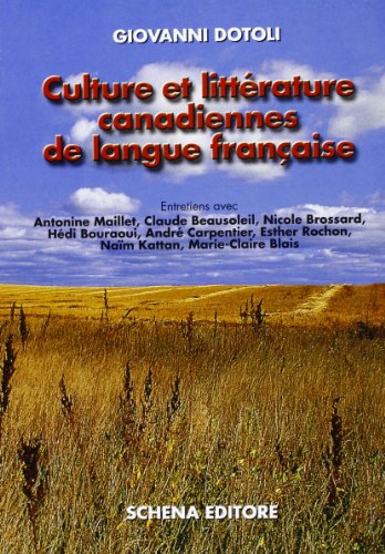 9788882295431: Culture e letterature di lingua francese in Canada (Biblioteca della ricerca. Cult. straniera)