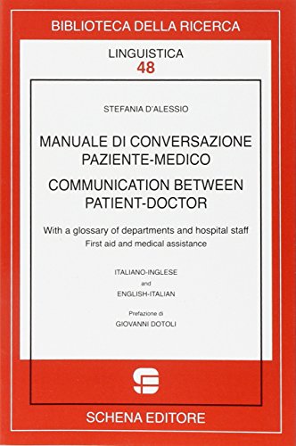 9788882298852: Manuale di conversazione paziente-medico (Biblioteca della ricerca. Linguistica)
