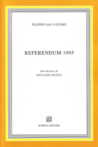 9788882299002: Referendum 1995