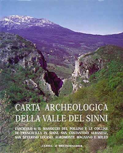 Stock image for Carta archeologica della Valle del Sinni Vol X Fascicolo 6 for sale by ISD LLC