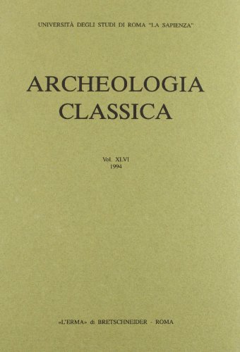 9788882656416: Archeologia classica (1994) (Vol. 46)