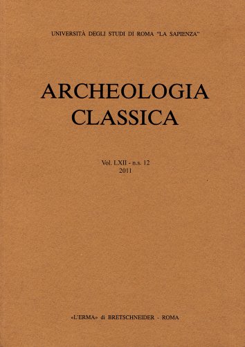 Imagen de archivo de Archeologia Classica 2011 vol62, ns 1 a la venta por ISD LLC