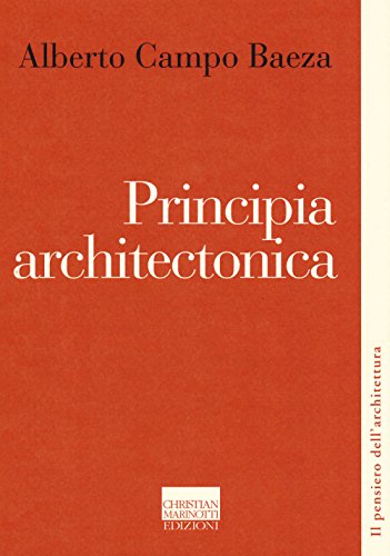 Imagen de archivo de Principia architectonica a la venta por libreriauniversitaria.it