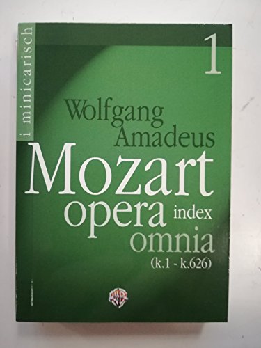 Opera Omnia Index (9788882917104) by Mozart, Wolfgang Amadeus