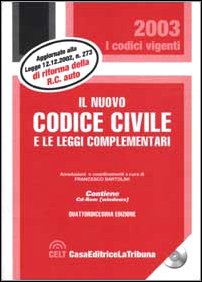 Beispielbild fr Il nuovo codice civile e le leggi complementari. Con CD-ROM (I codici vigenti) zum Verkauf von medimops