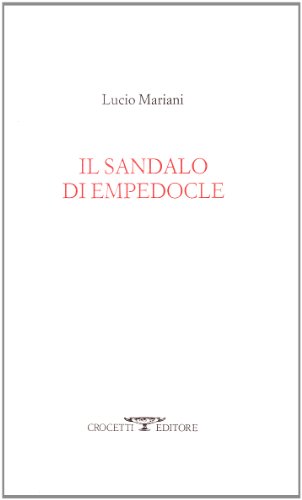 9788883061387: Il sandalo di Empedocle