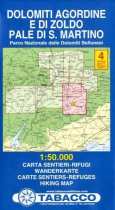 9788883150425: DOLOMITI AGORDINE E DI ZOLDO 4 1/50.000