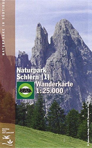 Beispielbild fr Naturparkkarte Schlern: Wanderkarte Tabacco. 1:25000 zum Verkauf von medimops