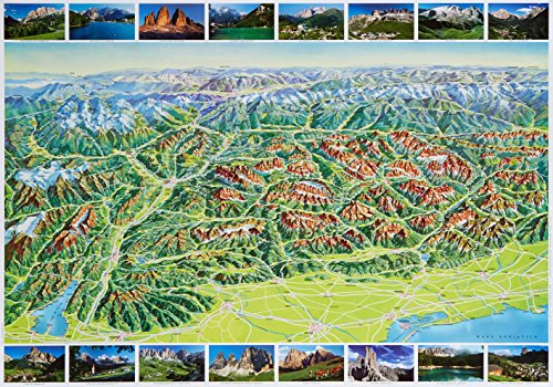 9788883150852: Panoramica Dolomiti Tirolo (Carta panoramica)