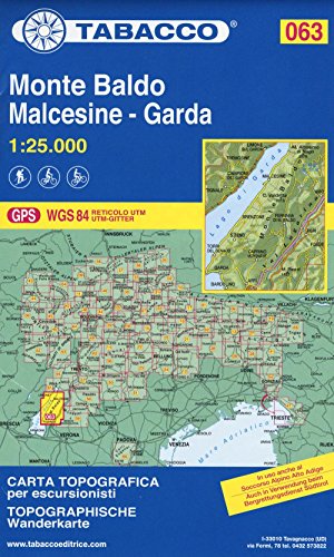 9788883151101: Monte Baldo - Malcesine - Garda 1:25.000 (Carte topografiche per escursionisti)