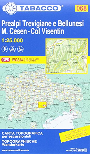 Beispielbild fr Tabacco Wandern Prealpi Trevigiane e Bellunesi-Cesen-Visenti zum Verkauf von Blackwell's