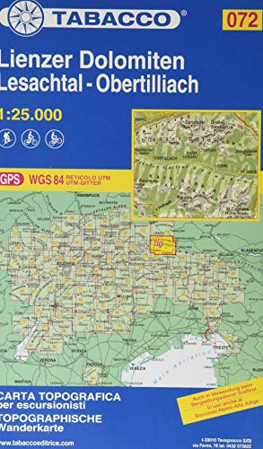 Beispielbild fr Wanderkarte 72 Lienzer Dolomiten -Lesachtal-Obertillach-Lienz zum Verkauf von Blackwell's