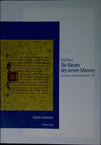 9788883170232: Die Bienen des Armen Mannes (Quintilian), grssere Deklamationen 13