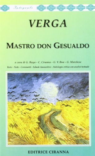 9788883220319: Mastro don Gesualdo (Narrativa. I classici integrali)