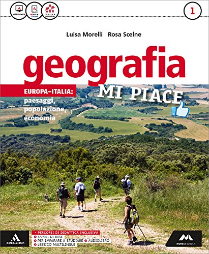 9788883329241: Geografia mi piace. Con Atlante-Regioni. Per la Scuola media. Con e-book. Con espansione online (Vol. 1)