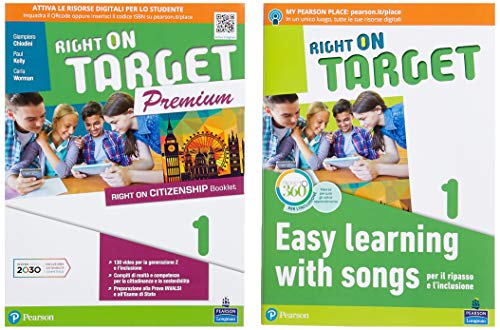 9788883395789: Right on target. Premium edition. Per la Scuola media. Con e-book. Con espansione online (Vol. 1)