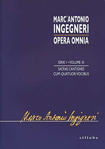 9788883477447: Sacrae cantiones cum quatuor vocibus. Mottetti a 4 voci. Ediz. italiana e inglese