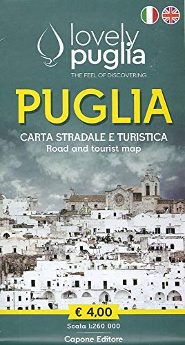 Stock image for Puglia. Carta stradale e turistica. Road and tourist map. Lovely Puglia. The feel of discovering (eng) for sale by Brook Bookstore