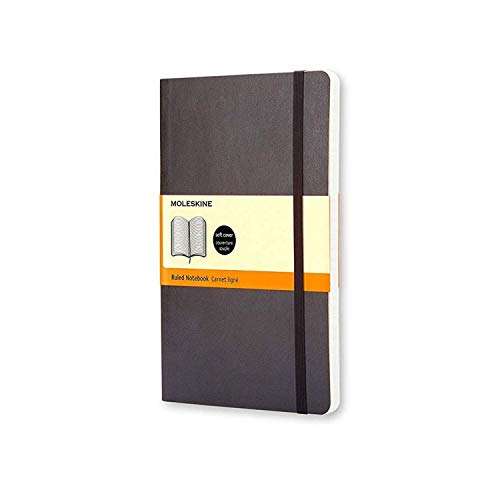 

Moleskine Classic Notebook, Soft Cover, Pocket (3.5" x 5.5") Ruled/Lined, Black, 192 Pages