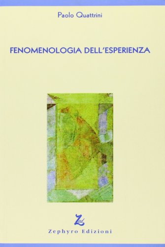 9788883890956: Fenomenologia dell'esperienza (Discipline)