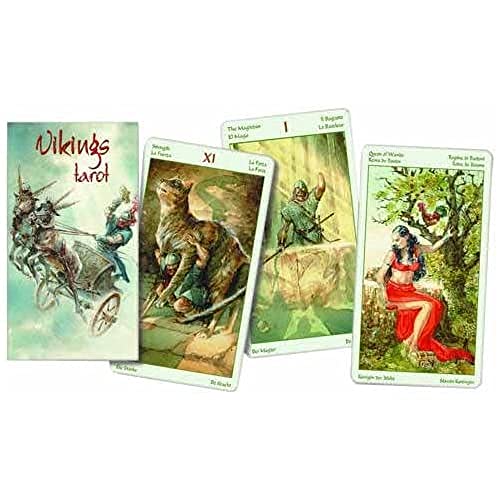 Beispielbild fr Vikings Tarot: 78 full colour cards and instructions zum Verkauf von WorldofBooks