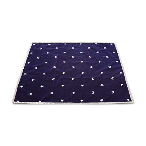 9788883956904: Tapis Bleu 80 X 80 Cm Lunes et Etoiles