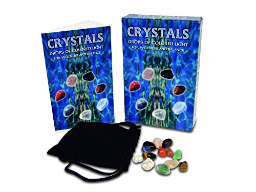 Stock image for Crystals: Drops of Coloured Light for Wellbeing and Balance: includes 64pp guide book, 22 crystals and bag for crystals for sale by Pearlydewdrops