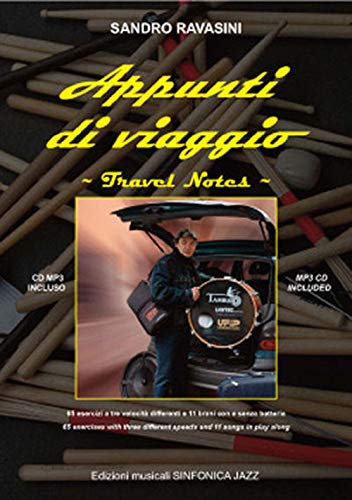 9788884001344: Appunti di viaggio: 65 esercizi a tre velocita differenti e 11 brani con e senza batteria