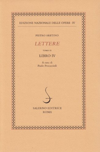 Beispielbild fr Lettere. Libro IV (Vol. 4) zum Verkauf von Ammareal