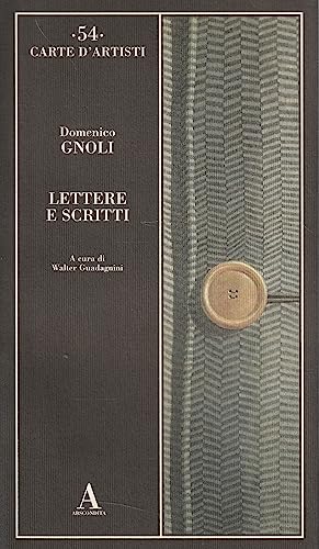 9788884160836: Lettere e scritti (Carte d'artisti)