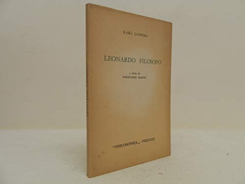 Leonardo filosofo (9788884163042) by Karl Jaspers