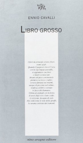 Beispielbild fr Libro Grosso di grilli, di nani, di sillabe. zum Verkauf von FIRENZELIBRI SRL