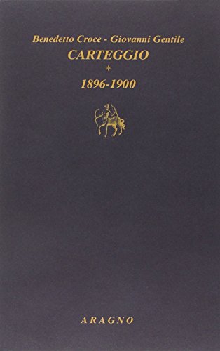 9788884196811: Carteggio. 1896-1900 (Vol. 1)