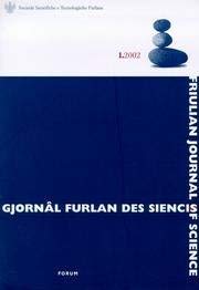 9788884200815: Gjornl furlan des siencis - Friulian Journal of Science. 1/2002.