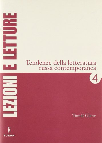 9788884201393: Tendenze della letteratura russa contemporanea. Breve rassegna di movimenti, temi e problemi