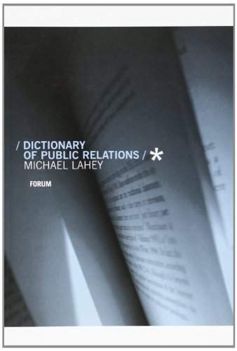Stock image for Dictionary of public relations for sale by libreriauniversitaria.it