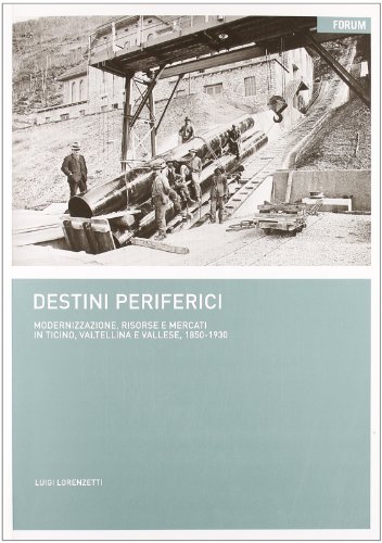 Destini periferici. Modernizzazone, Risorse e mercati in Ticino, Valtellina e Vallese, 1850-1930.