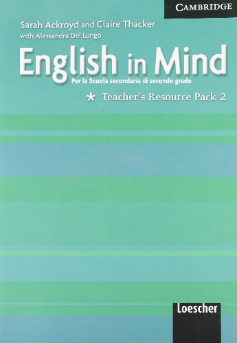 Imagen de archivo de English in Mind 2 Teacher's Resource Pack Italian Edition a la venta por medimops