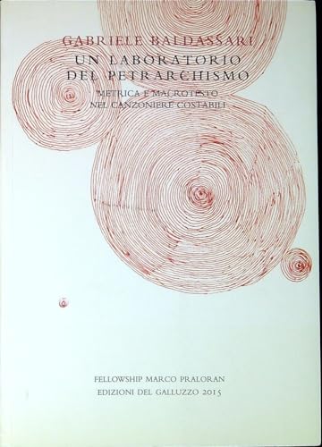 Stock image for Un Laboratorio del Petrarchismo [Paperback] Baldassari for sale by The Compleat Scholar