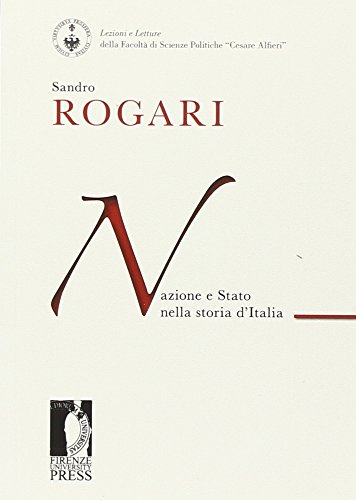 9788884539847: Nazione e Stato nella storia d'Italia (Lectio magistralis)
