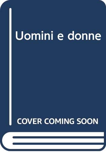 Stock image for Uomini e donne Luzzati, Emanuele for sale by BIBLIO-NET
