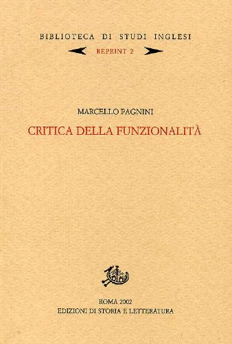 9788884980427: Critica della funzionalit